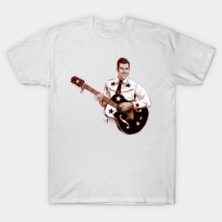 Slim Whitman - An illustration by Paul Cemmick T-Shirt